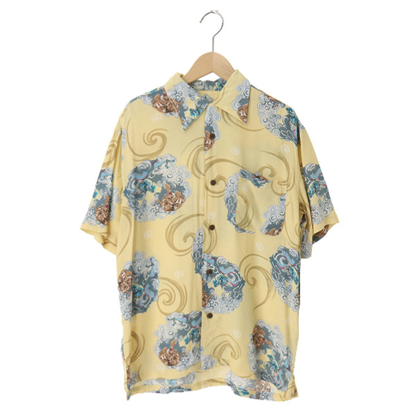 BICOL BIRD 레이온 / 하와이안 / 반팔 셔츠(SIZE : MEN M)