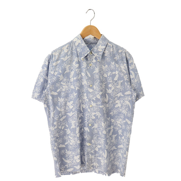 SHISA TROPICAL 코튼 / 하와이안 / 반팔 셔츠(SIZE : MEN L)