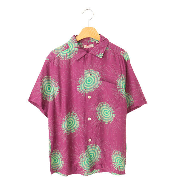 SUN SURF 선서프 / 레이온 / 하와이안 / 반팔 셔츠(SIZE : UNISEX S)
