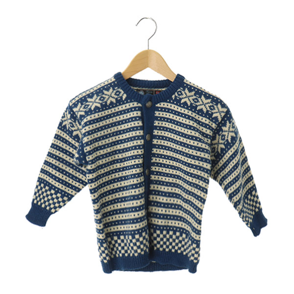KG 울 / 가디건[ MADE IN NORWAY ](SIZE : KIDS 4)